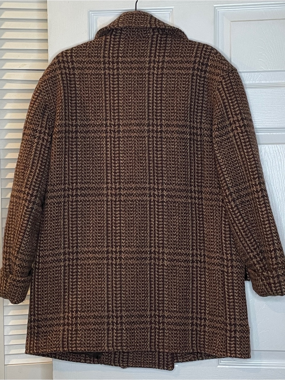 Vintage Ralph Lauren Purple Label Wool Glen Plaid Jacket Size 6 - Picture 9 of 13